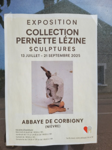 Exposition de sculptures à l’abbaye de Corbigny